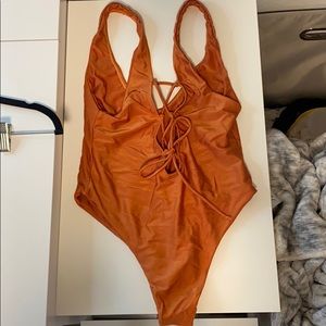 Showpo swimsuit burnt orange
